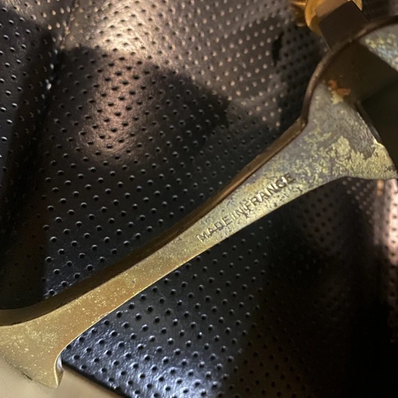 Hammered Copper French Bouillotte Lamp Handpainted Shade W/ Built In Inkwell WOW - Picture 12 of 12